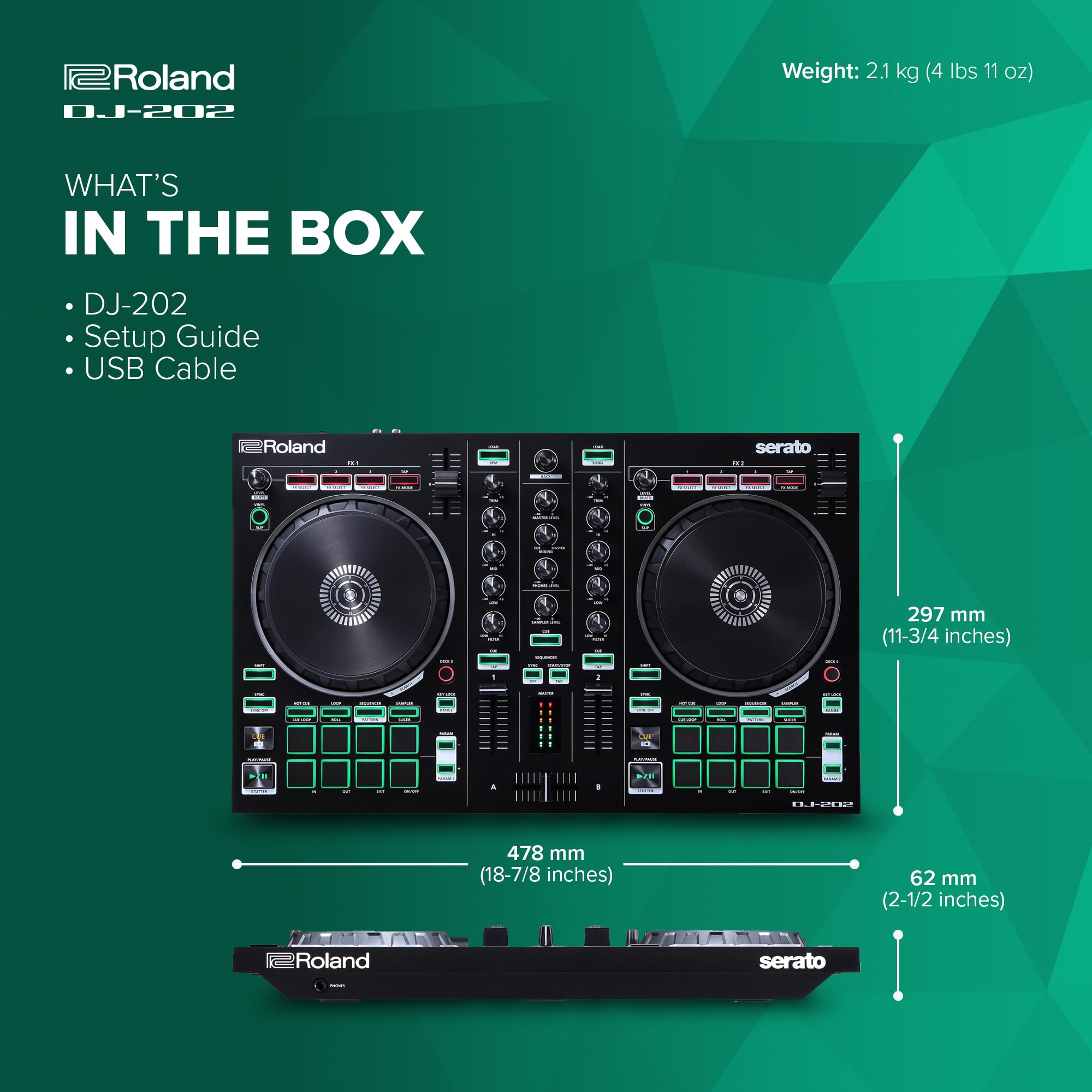 【3/14-3/16値下げ！】 Roland DJ-202 DJコントローラー 3/14-3/16値下げ！】 Roland DJ-202 DJコントローラー Roland DJ